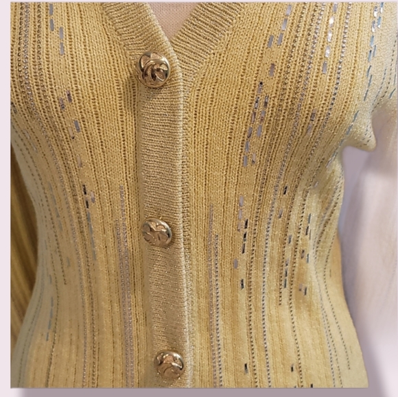 Marni Knits Vintage Angora Yellow Sweater sz Small - Picture 3 of 13